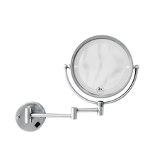 Косметическое зеркало с подсветкой Boheme Brilliante серебряное 45х25,3х32 см