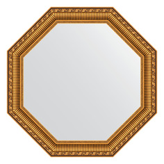 Зеркало в багетной раме Evoform - золотой акведук 61 mm 55x55 cm