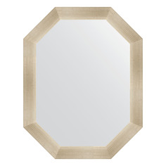 Зеркало в багетной раме Evoform - травленое серебро 59 mm 55x70 cm