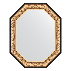 Зеркало в багетной раме Evoform - барокко золото 106 mm 80x100 cm