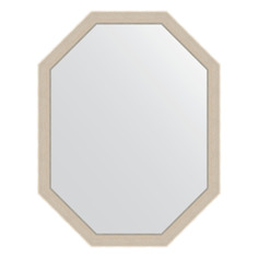 Зеркало в багетной раме Evoform - травленое серебро 52 mm 69x89 cm