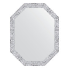 Зеркало в багетной раме Evoform - чеканка белая 70 mm 72x92 cm