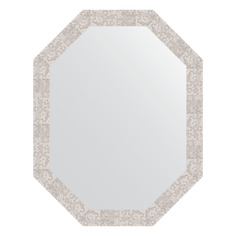 Зеркало в багетной раме Evoform - соты алюминий 70 mm 72x92 cm