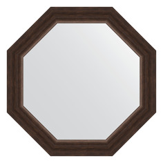 Зеркало в багетной раме Evoform - палисандр 62 mm 56x56 cm