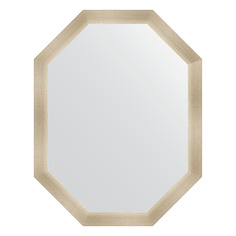 Зеркало в багетной раме Evoform - травленое серебро 59 mm 70x90 cm