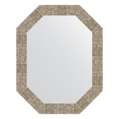 Зеркало в багетной раме Evoform - соты титан 70 mm 57x72 cm