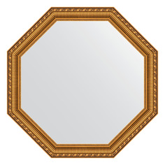 Зеркало в багетной раме Evoform - золотой акведук 61 mm 65x65 cm