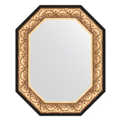 Зеркало в багетной раме Evoform - барокко золото 106 mm 65x80 cm