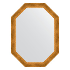 Зеркало в багетной раме Evoform - травленое золото 59 mm 60x80 cm