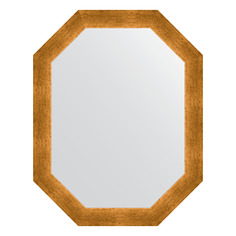 Зеркало в багетной раме Evoform - травленое золото 59 mm 55x70 cm