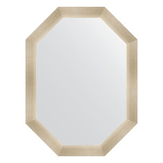Зеркало в багетной раме Evoform - травленое серебро 59 mm 60x80 cm