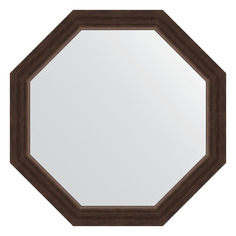 Зеркало в багетной раме Evoform - палисандр 62 mm 66x66 cm