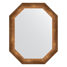 Зеркало в багетной раме Evoform - состаренная бронза 66 mm 57x72 cm