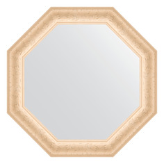 Зеркало в багетной раме Evoform - старый гипс 82 mm 70x70 cm