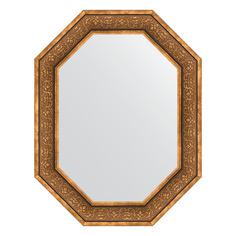 Зеркало в багетной раме Evoform - вензель бронзовый 101 mm 69x89 cm