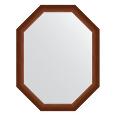 Зеркало в багетной раме Evoform - орех 65 mm 72x92 cm
