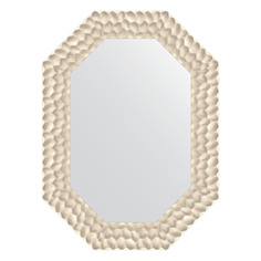 Зеркало в багетной раме Evoform - перламутровые дюны 89 mm 56x76 cm