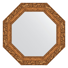 Зеркало в багетной раме Evoform - виньетка бронзовая 85 mm 60x60 cm