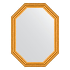 Зеркало в багетной раме Evoform - состаренное золото 67 mm 62x82 cm