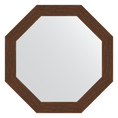 Зеркало в багетной раме Evoform - мозаика античная медь 70 mm 67x67 cm