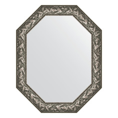 Зеркало в багетной раме Evoform - византия серебро 99 mm 78x98 cm