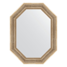 Зеркало в багетной раме Evoform - серебряный акведук 93 mm 67x87 cm