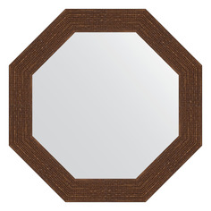 Зеркало в багетной раме Evoform - мозаика античная медь 70 mm 57x57 cm