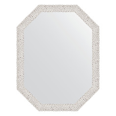 Зеркало в багетной раме Evoform - чеканка белая 46 mm 53x68 cm
