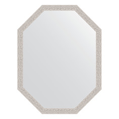 Зеркало в багетной раме Evoform - мозаика хром 46 mm 68x88 cm