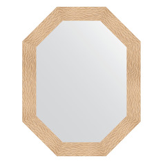Зеркало в багетной раме Evoform - золотые дюны 90 mm 76x96 cm