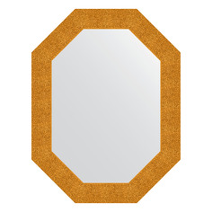 Зеркало в багетной раме Evoform - чеканка золотая 90 mm 66x86 cm