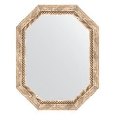 Зеркало в багетной раме Evoform - прованс с плетением 70 mm 58x73 cm