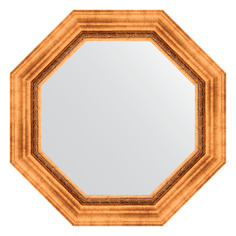 Зеркало в багетной раме Evoform - римское золото 88 mm 61x61 cm