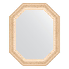 Зеркало в багетной раме Evoform - старый гипс 82 mm 60x75 cm