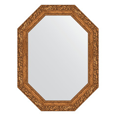 Зеркало в багетной раме Evoform - виньетка бронзовая 85 mm 65x85 cm