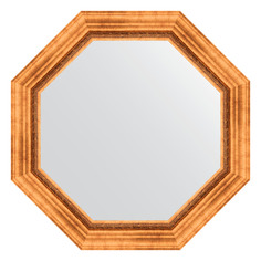 Зеркало в багетной раме Evoform - римское золото 88 mm 71x71 cm