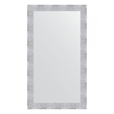 Зеркало в багетной раме Evoform - чеканка белая 70 mm 67x117 cm