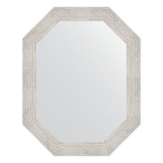 Зеркало в багетной раме Evoform - серебряный дождь 70 mm 57x72 cm