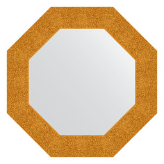 Зеркало в багетной раме Evoform - чеканка золотая 90 mm 61x61 cm