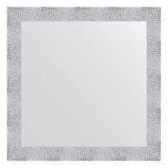Зеркало в багетной раме Evoform - чеканка белая 70 mm 77x77 cm