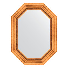 Зеркало в багетной раме Evoform - римское золото 88 mm 56x76 cm
