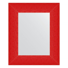 Зеркало в багетной раме Evoform - красная волна 89 mm 47x57 cm