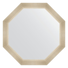 Зеркало в багетной раме Evoform - травленое серебро 59 mm 65x65 cm