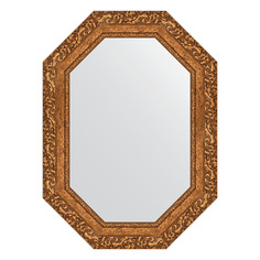 Зеркало в багетной раме Evoform - виньетка бронзовая 85 mm 55x75 cm