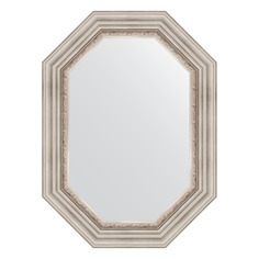 Зеркало в багетной раме Evoform - римское серебро 88 mm 56x76 cm