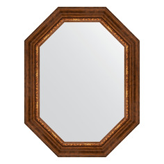 Зеркало в багетной раме Evoform - римская бронза 88 mm 66x86 cm