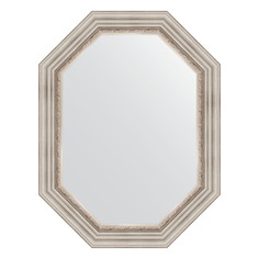 Зеркало в багетной раме Evoform - римское серебро 88 mm 66x86 cm