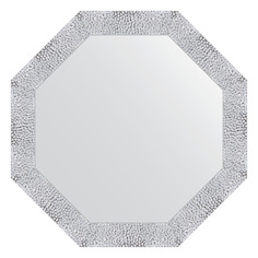 Зеркало в багетной раме Evoform - чеканка белая 70 mm 67x67 cm