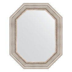 Зеркало в багетной раме Evoform - римское серебро 88 mm 61x76 cm