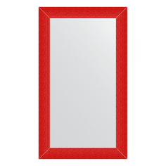 Зеркало в багетной раме Evoform - красная волна 89 mm 70x120 cm